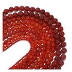 Wisafory Doğal kırmızı akik boncuklar, yuvarlak değerli taşlar, kırmızı Carnelian akik gevşek boncuklar, değerli taş, yarı değerli taş, kendin yap el sanatları, takı yapımı, bileklik, kolye, 12 mm