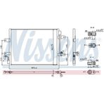 WISCO 51722816 Klima Radyatörü Mt 450X350X16 Mm Fiat Palio. Albea 1.3 Multıjet 02-