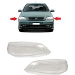 Wisco Opel Astra G 1998-2004 Uyumlu Sağ + Sol Far Camı Takım 2 Adet 1216156 1216157