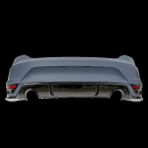 Wisco Seat Leon Aero (13-17 Mk3 , 17-20 Mk3.5 Için Tampon Seti Arka 5F0807421GRU Wısco - Siyah