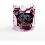 Wisdom Rain Duvarı Delen Rottweiler Temalı Baskılı Kupa Bardak - Renkli