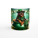 Wisdom Rain Şansın Koruyucusu Rottweiler Temalı Baskılı Kupa Bardak