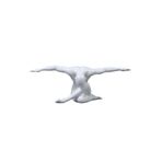 Wise Biblolar Porselen – Porselen Body Dekoratif Obje 28x12x10 cm