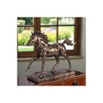 Wise Serisi – Atlar Işıklı At Biblosu | Poliresin Dekoratif Obje 30,5x9,5x22,5 CM