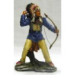 Wise Serisi – Kurşun Asker Kızılderili Biblo (10 Cm)