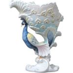 Wise Veronese Biblolar › Wise Porselen-Porselen Tavuskuşlu Kase-23*16,5*27 CM-JAP20279AA