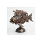 Wise Veronese Serisi Karışık Steampunk Balık Biblo 31X11X24 Cm | Dekoratif Obje