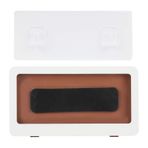 Wisecoco Duş Telefon Tutucu Standı, 360° Döndürme Su Geçirmez 6,8 İnç Altında Telefon Kılıfı Buğu Önleyici Yüksek Hassasiyetli Kapak Montaj Kutusu Banyo Aksesuarı Mutfak Küvet Aynası Tuvalet için (beyaz)