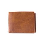 WisePoint Bifold Cüzdan, PU Deri İnce Cüzdan Kredi Kartı Cüzdanı Erkekler ve Erkekler için, Hafif Erkek Cüzdanı İş, Alışveriş, Seyahat için İnce Cüzdan, Kahverengi, İnce