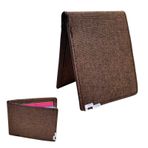 WisePoint Erkek İnce Cüzdan, Denim Kumaş Erkek Cüzdanı Erkekler için Minimalist Cüzdan, Erkek Bifold Cüzdan Genç Erkekler için Küçük Cüzdan, İş için Taşınabilir Kredi Kartı Cüzdan, Alışveriş,