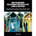 WISH YOU WERE HERE! PUZZLES MEDLEY FOR COUPLES TO GET CLOSER TO EACH OTHER: NONOGRAM, MATH CROSSWORD, FUTOSHIKI, BINAIRO, SUDOKU, MAZES PUZZLES WITH ANSWERS FOR ADULTS IN LOVE #1