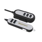 Wishinkle 5 USB Araç Şarj Cihazı, 54 W Çoklu Bağlantı Noktalı Araç Şarj Adaptörü, 1,5 m USB Bölücü Araç Şarj Cihazı, Samsung Galaxy Note9/S9/S9+ ve Daha Fazlası için