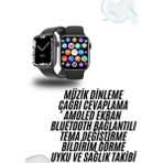 Wisipi Plastik Kordonlu Kalp Atışı Uyku Takibi ve Çağrı Cevaplayabilen Akıllı Saat - WS003Q-9VFQ88 - Çok Renkli
