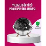 Wisipi Uzay Temalı Projeksiyonlu Nemlendirici USB Güçlü Gece Lambası - WS003Q-9VJGO8 - Çok Renkli