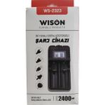 Wison WS-2323 Akıllı Pil Şarj Aleti | 2400 Mah Çıkış – Şarj Göstergeli – 26650’E Kadar Tüm Pillerle Uyumlu - 1 Adet