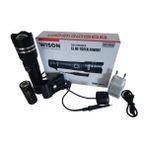 Wison WS-4500 Şarj Edilebilir 2in1 El ve Tüfek Feneri Seti - 5000MAH Batarya + Silah Aparatı + Full Aksesuar