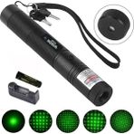 Wison WS-503 100MW Desen Başlıklı Şarjlı Yeşil Lazer Pointer Nemere - Renkli