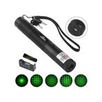 Wison Ws-503 100mw Desen Başlıklı Şarjlı Yeşil Lazer Pointer Siyah