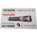 Wison WS-6540 Profesyonel Yakıcı Özellikli El Feneri | 50W – 5000 Lümen – 19200 Mah – Zoomlu & Type-C Şarjlı - Siyah - Altın - 50 W