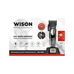 Wıson Ws-9800 Profesyonel Saç Sakal Tıraş Makinesi Yeni Ürün gri-siyah
