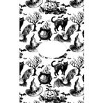 Witch hats, bats, cauldrons, and black cats Halloween Composition Notebook: 5x8 - 120 dot-grid pages for pocket journaling