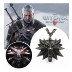 Witcher Renkli Göz 3 Boyutlu Siyah Çelik Kolye