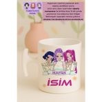 Witchy Co İsme Özel, Kpop Demon Hunters, Huntrix, Hediyelik Kupa Bardak, Huntrix Sticker