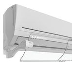 WITFORMS/PREMIUM PLUS - Bölünmüş klimalar için uygun ayarlanabilir AC hava deflektörü. Soğutma ve ısıtma sirkülasyonunu geliştirin - Havalandırma Uzunluğu (60 ila 110 cm)