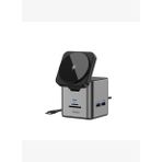 Wiwu 9in1 Magsafe PD Şarj Standı 100W Hub USB 3.0 SD/TF HDMI RJ45