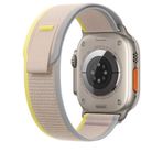 Wiwu Apple Watch 7 41 mm Trail Loop Naylon Örgü İşlemeli Hasır Kordon Strap Kayış