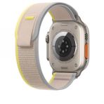 Wiwu Apple Watch 7 45 mm Trail Loop Naylon Örgü İşlemeli Hasır Kordon Strap Kayış