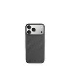 Wiwu DCC-206 iPhone 17 Pro Aramid Fiber Karbon Magsafe Uyumlu Siyah Telefon Kılıfı