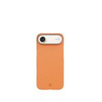 Wiwu DCC-208 iPhone 17 Air Magsafe Uyumlu Aramid Fiber Karbon Turuncu Telefon Kılıfı