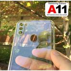 Wiwu Galaxy A11 3D Maximum Kamera Korumalı İnce Esnek Şeffaf Kılıf