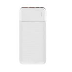 Wiwu JC-19 PD Hızlı Şarj Özellikli Şarj Göstergeli 20 Watt 10000 mAh Beyaz Powerbank