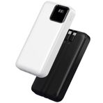 Wiwu JC-22 22.5W 20000mAh Dijital LED Ekran Şarj Göstergeli Type-C ve Lightning Kablolu Powerbank