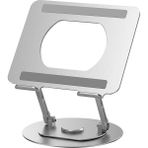 Wiwu Laptop Notebook Macbook Standı Wiwu S800 Dönebilen Katlanabilir Alüminyum (10-17.3 Inç) - Gümüş
