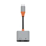 Wiwu LT10 Type-C To 3.5mm Aux Çevirici Ses Adaptörü - Gri