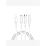 Wiwu Starlink Wi-C046E 3in1 USB-A to Lightning – Type-C – Micro 60W Şarj ve Data Kablosu 1.2M