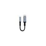 Wiwu Type-C To 3.5mm Aux Çevirici Ses Adaptörü Wiwu WI-C047 Legend Serisi 15CM Siyah