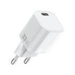 Wiwu WI-G015 Cube Serisi Gan Tech Pd Hızlı Şarj Özellikli Mini Şarj Başlığı 33W Beyaz