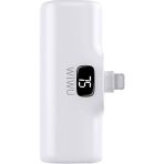 Wiwu WI-P017 Capsule Serisi Lightning Portlu Powerbank - Beyaz