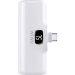 Wiwu WI-P017 Capsule Serisi Type-C Portlu Powerbank - Beyaz