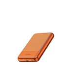 Wiwu Wi-p089 Led Göstergeli Pd 20w Kablosuz Powerbank 10.000 Mah 15w - Turuncu