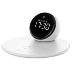 Wiwu WI-W017 Kablosuz Şarj Standlı Çift Alarmlı Dijital Saatli Speaker Bluetooth Hoparlör