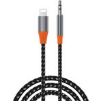 Wiwu YP06 1.2 mt Lightning Gri To 3.5mm Aux Audio Ses Kablosu