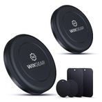 WixGear Evrensel Düz Geçmeli (2'li Paket) Pano Manyetik Araç Montaj Tutucu Cep Telefonları ve Mini Tabletler için Hızlı Hızlı Hızlı Geçme Teknolojisine Sahip - Ekstra İnce
