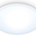WiZ Panel tavan lambası ayarlanabilir beyaz, kısılabilir, 1000 lm, sıcak ila soğuk beyaz, kare, Wi-Fi üzerinden uygulama/ses ile akıllı kontrol, beyaz