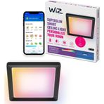 Wiz Siyah Akıllı Sıva Üstü RGB Kare Panel Tavan Armatürü 12W