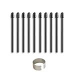Wjelet 10 adet yedek uç, Wacom Pro Pen 2 için, Slim Classic 3D Pen Stylus aksesuarı ile uyumlu, siyah, Cintiq Pro DTH1320/1620/2421/3221 Intuos Pro PTH460/660/860 ve Mobile Studio Pro için